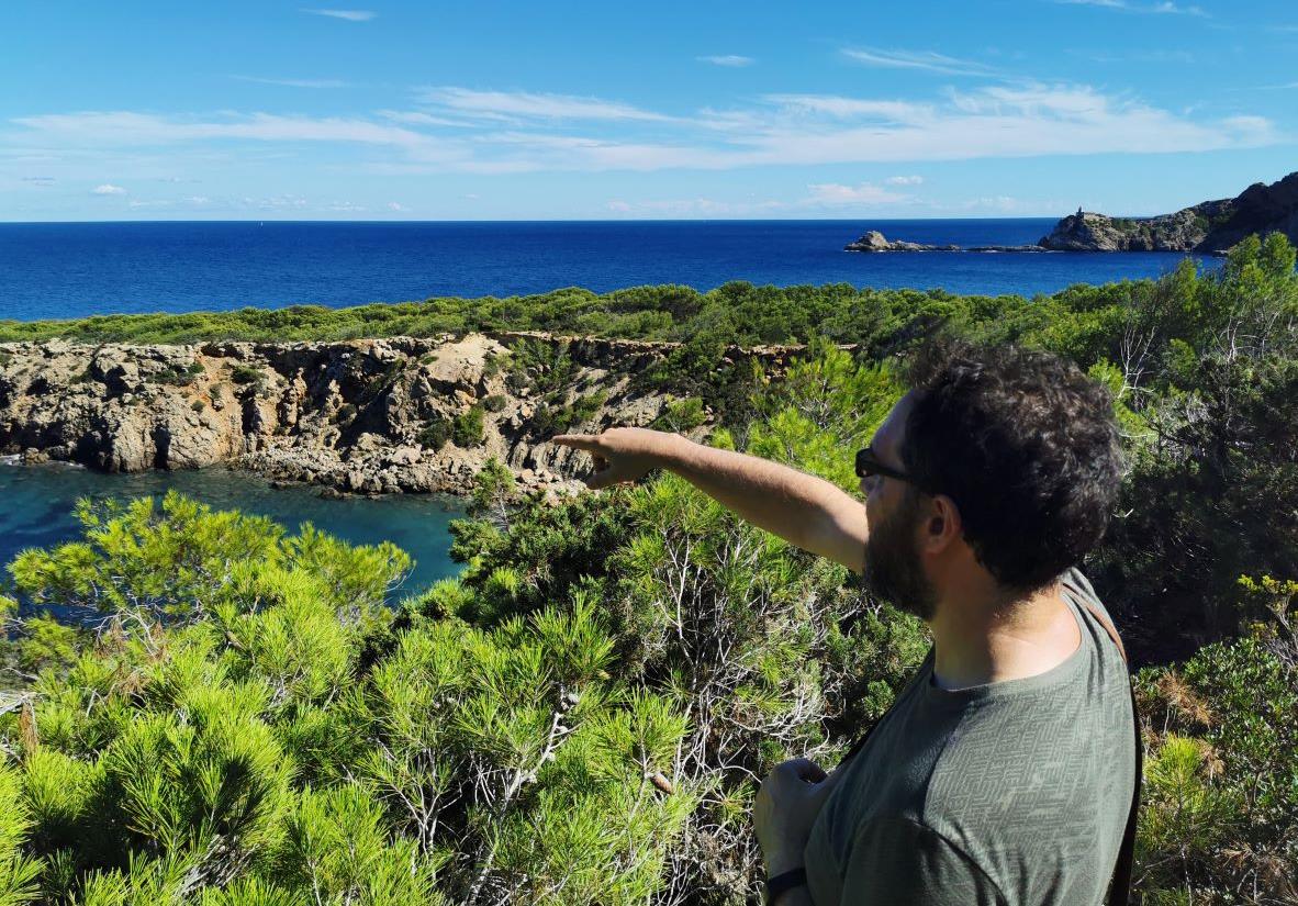 View of Cala Aigua Dola and Punta Grossa