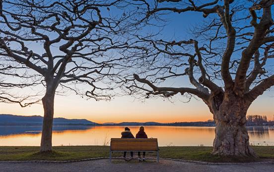 BodenseeIdylle bei Sonnenuntergang