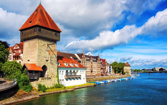Blick auf das historische Konstanz