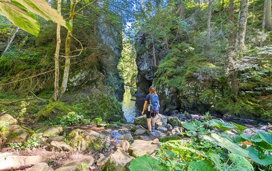 Der Rechenfelsen in der Wutachschlucht