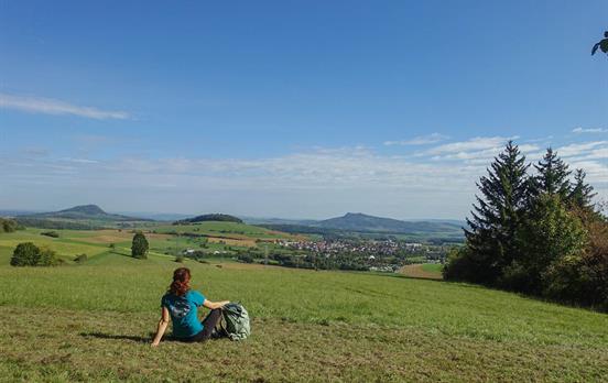 Die Aussicht vom Helmut-Gro-Platz