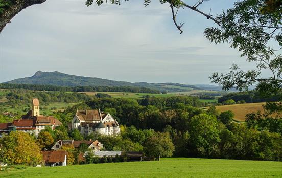 Blick auf Schloss Blumenfeld