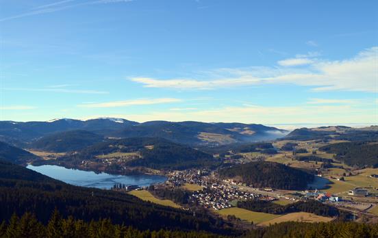 Blick vom Hochfirst auf den Titisee