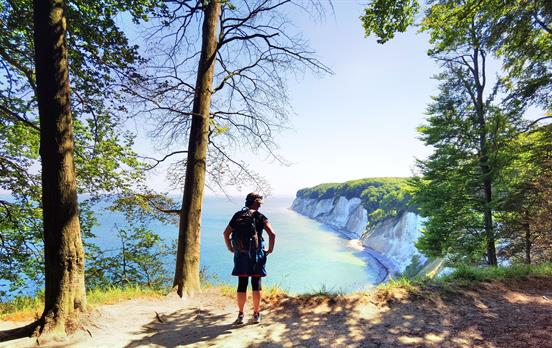 Wandern entlang der Kreideküste