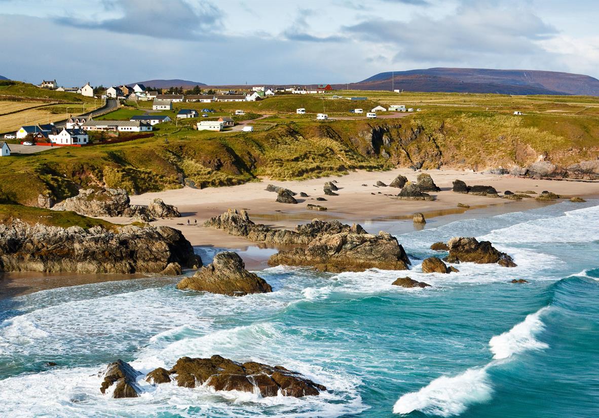 The beach at Sango Bay near Durness