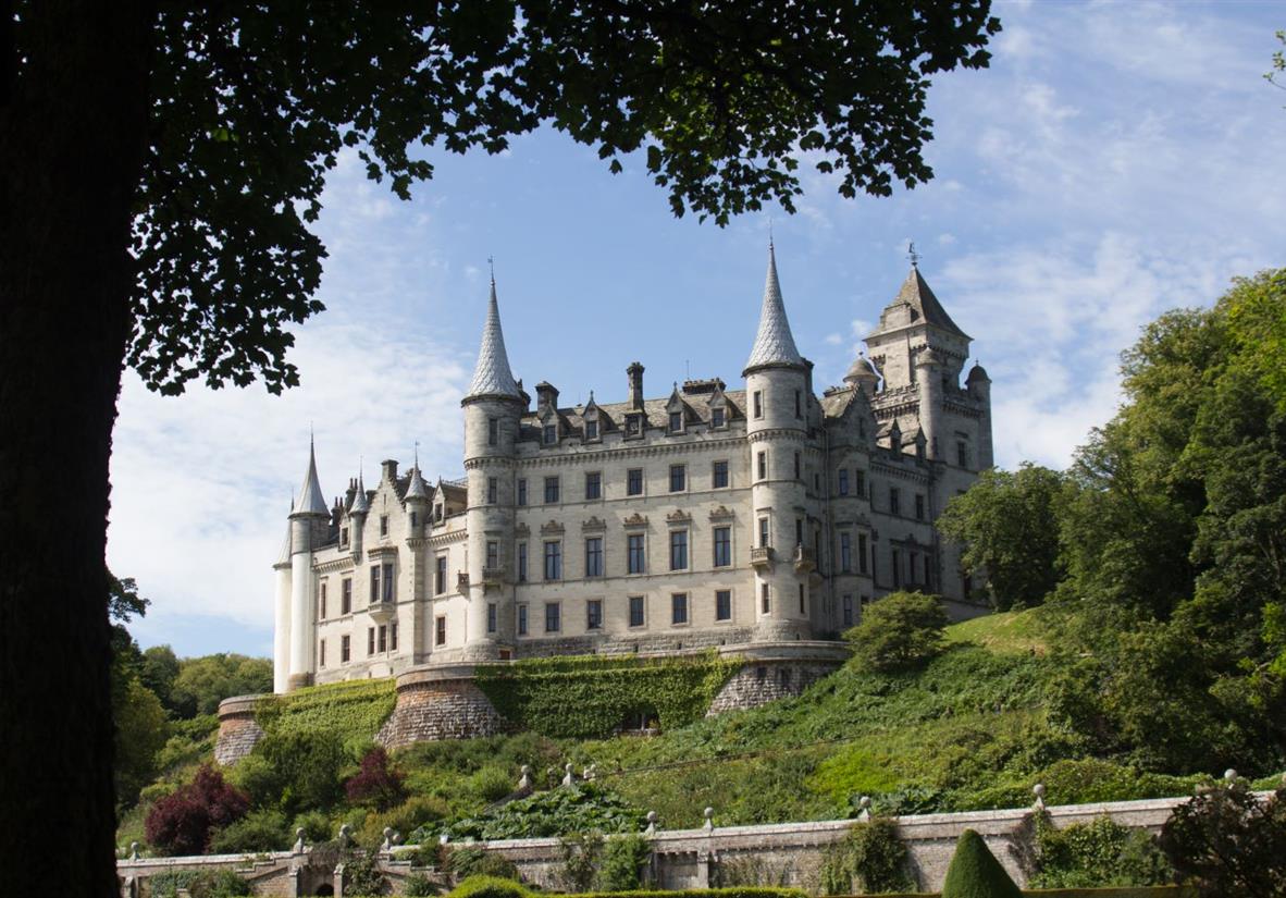 Dunrobin Castle, seat of Clan Sutherland
