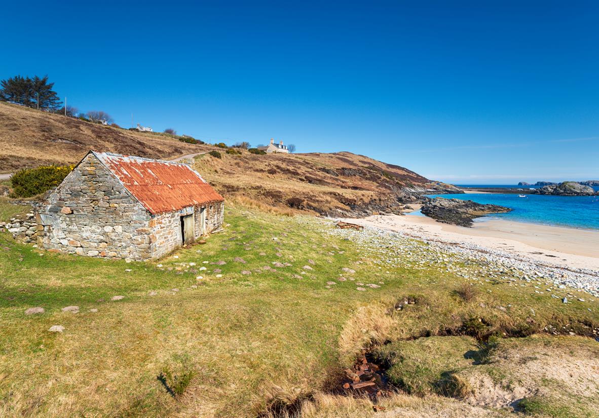 Talmine Bay on the north coast of Scotland