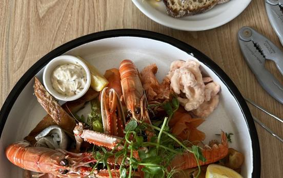 Frische Meeresfrüchte