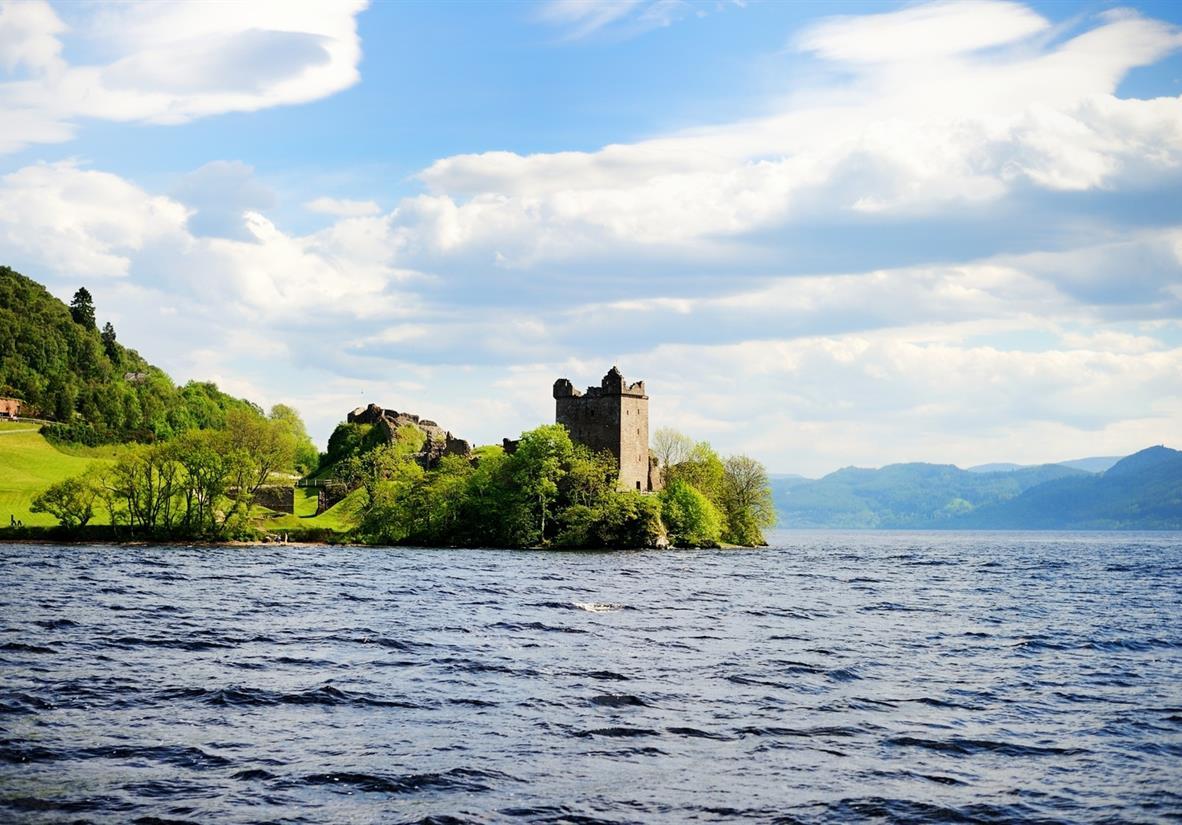 Urquhart Castle am Loch Ness