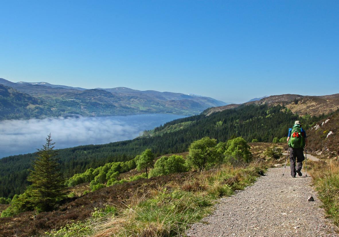 Herrliche Ausblicke auf Loch Ness