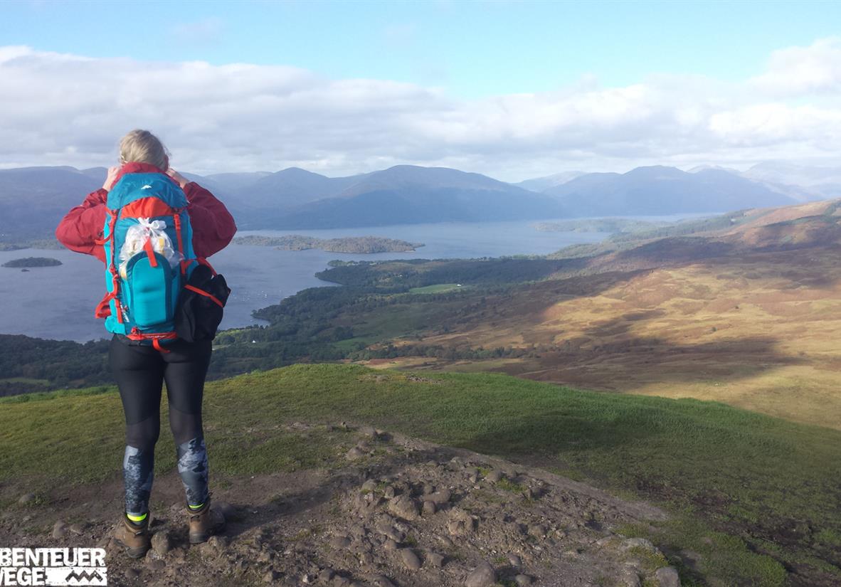 Wandern in den stillen Highlands
