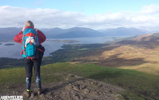 Wandern in den stillen Highlands