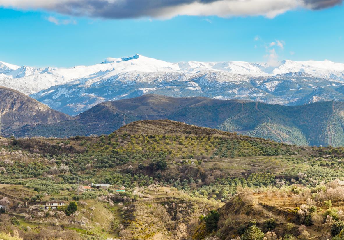Blick auf die Sierra Nevada