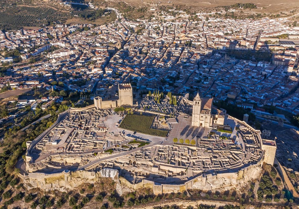 Andalusische Dörfer und Festungen