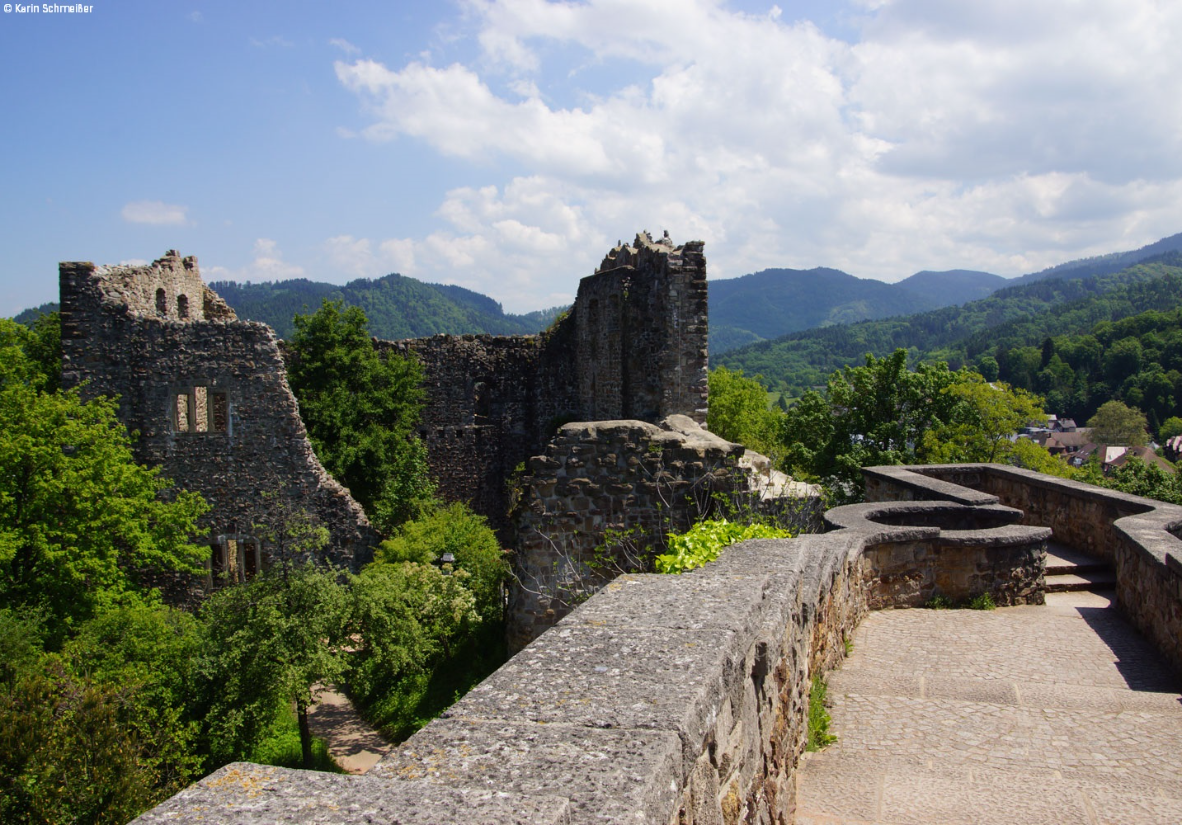 Burg Baden im mediterranen Badenweiler
