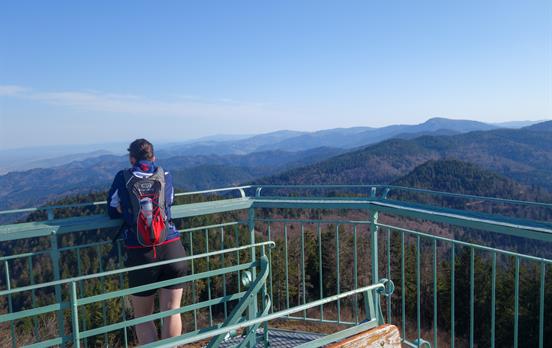 Weite Sicht vom Hochblauen Aussichtsturm