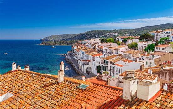 The whitewashed town of Cadaques