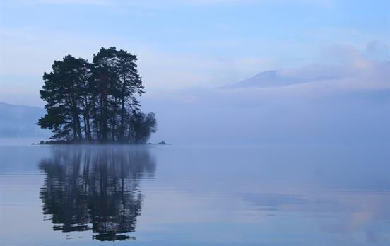 Loch Tay in the mist