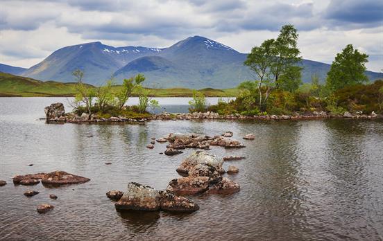 Loch Tulla along the West Highland Way
