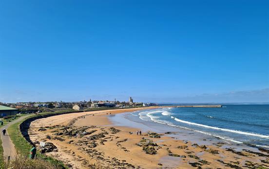 Herrliche Ausblicke kurz vor St Andrews