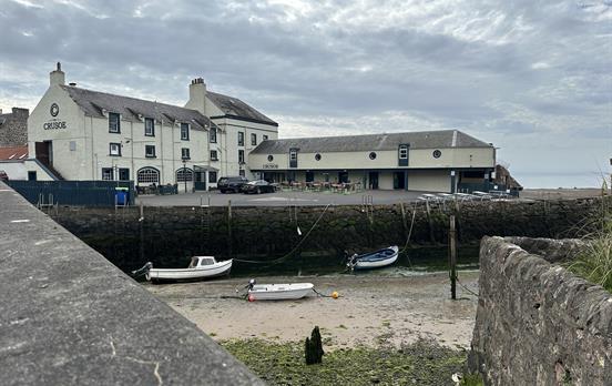 Harbor at low tide