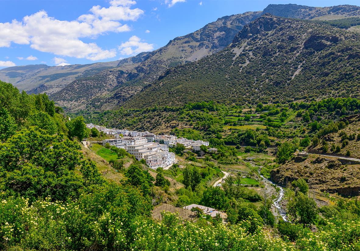 Trevelez, nestled in the mountains