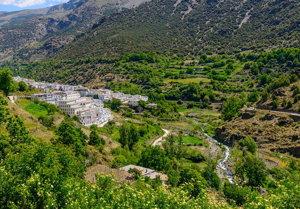 Trevelez, nestled in the mountains