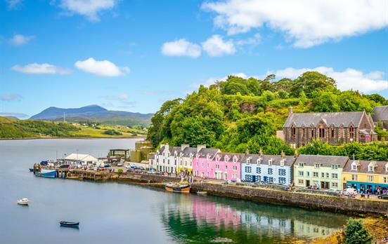 Portree town harbour