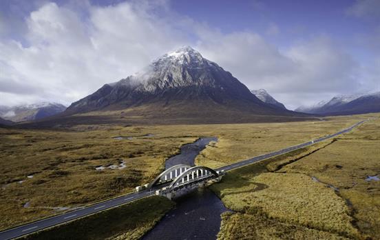 Schönste Straße der Welt durch Glencoe