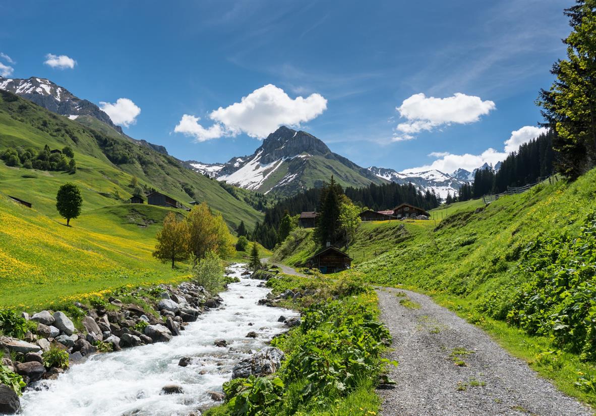 Walking from Klosters