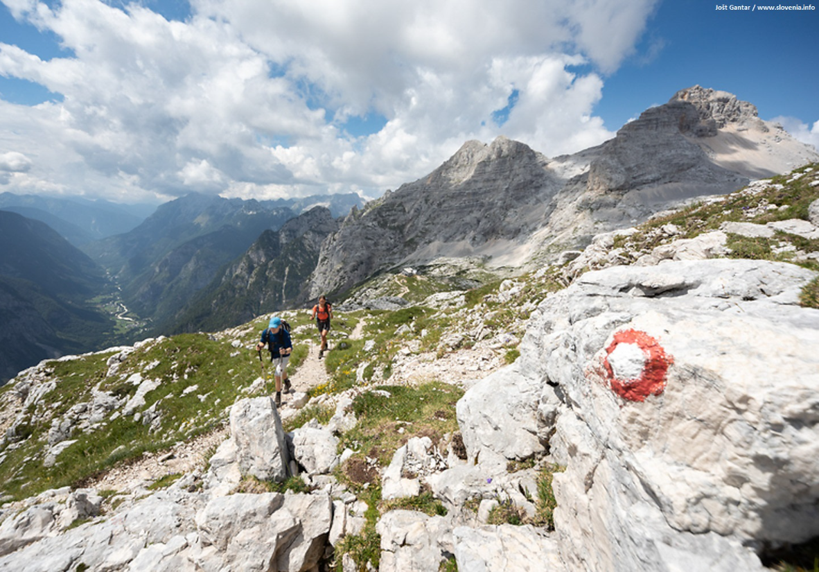 Bergpanorama Julische Alpen