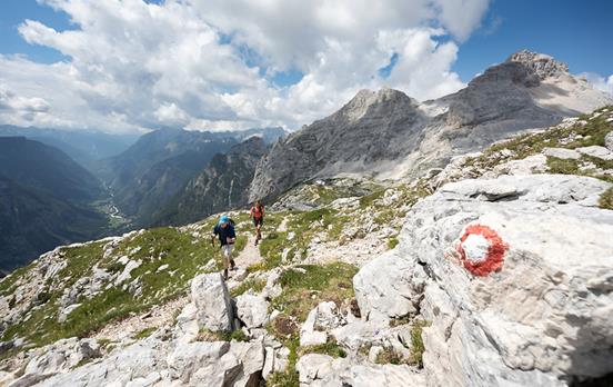 Bergpanorama Julische Alpen