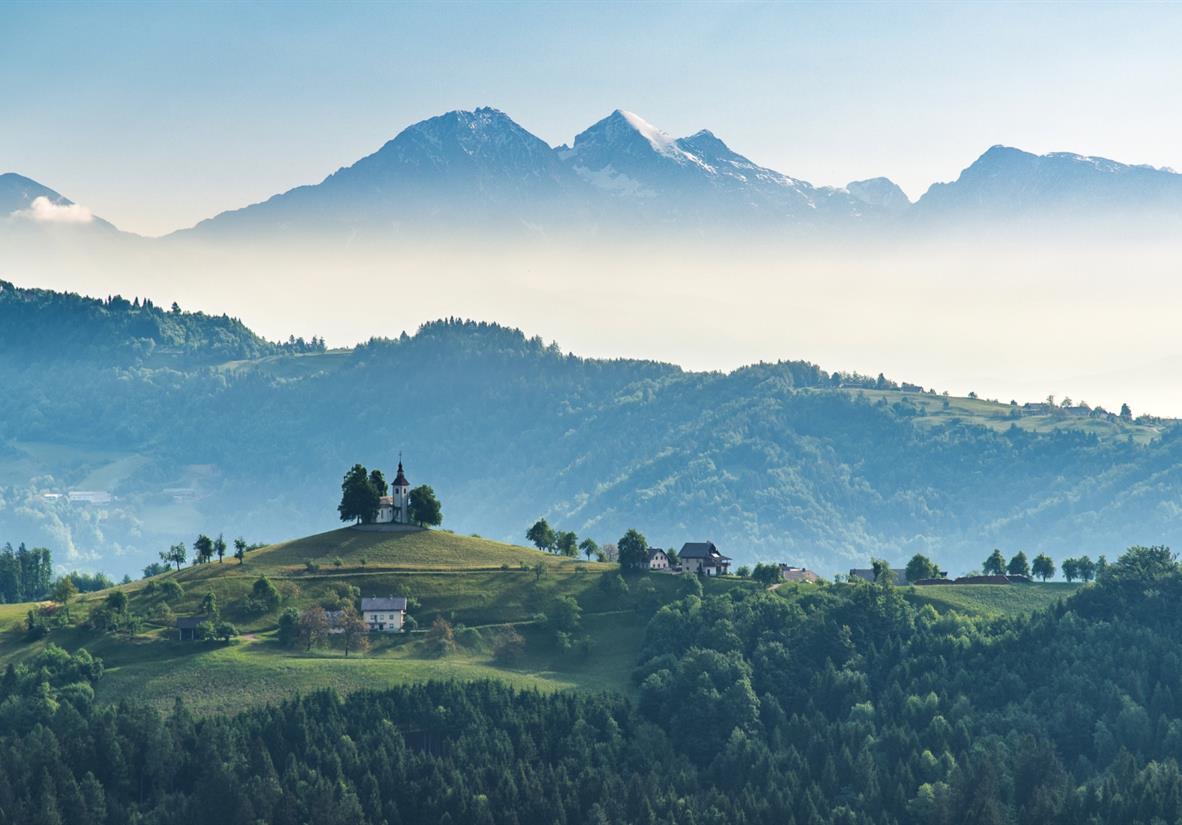 Morgenatmosphäre bei Pokljuka