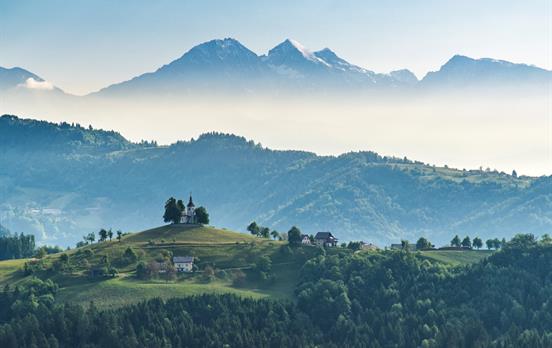 Morgenatmosphäre bei Pokljuka