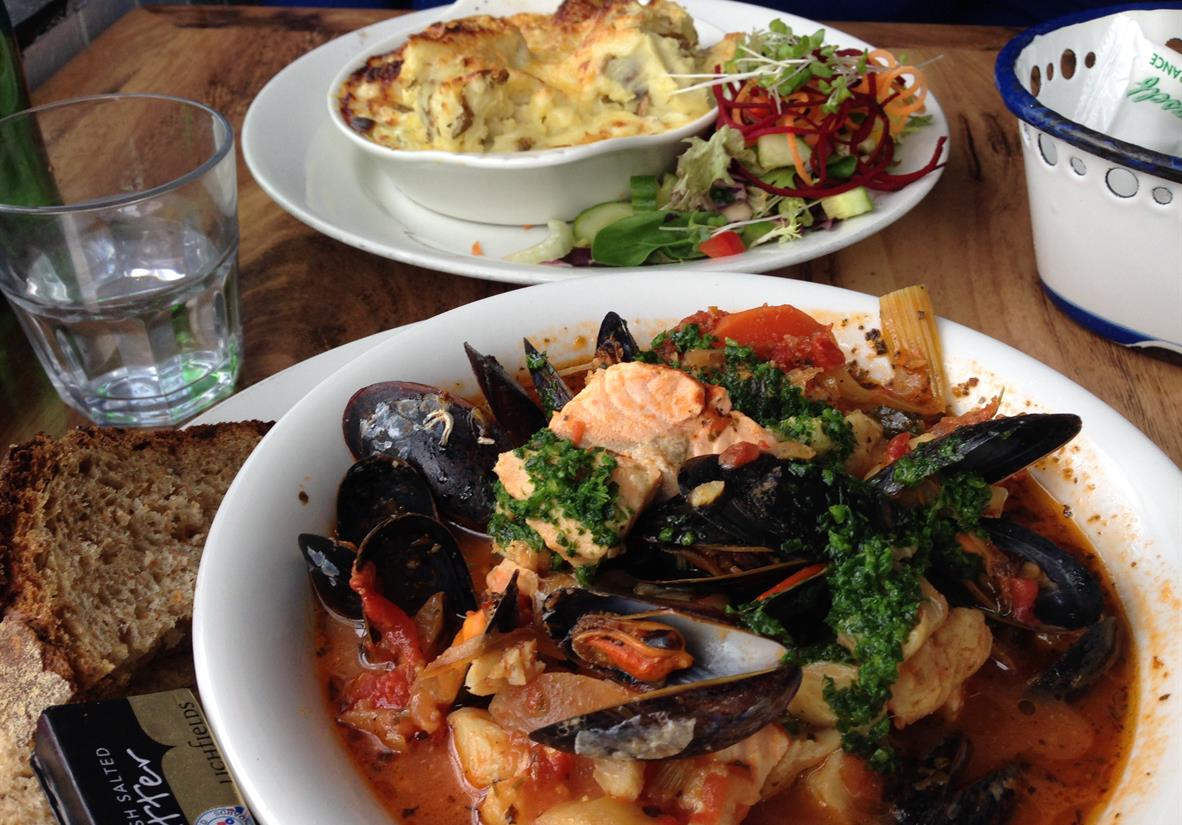 Fresh seafood