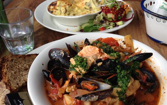 Fresh seafood