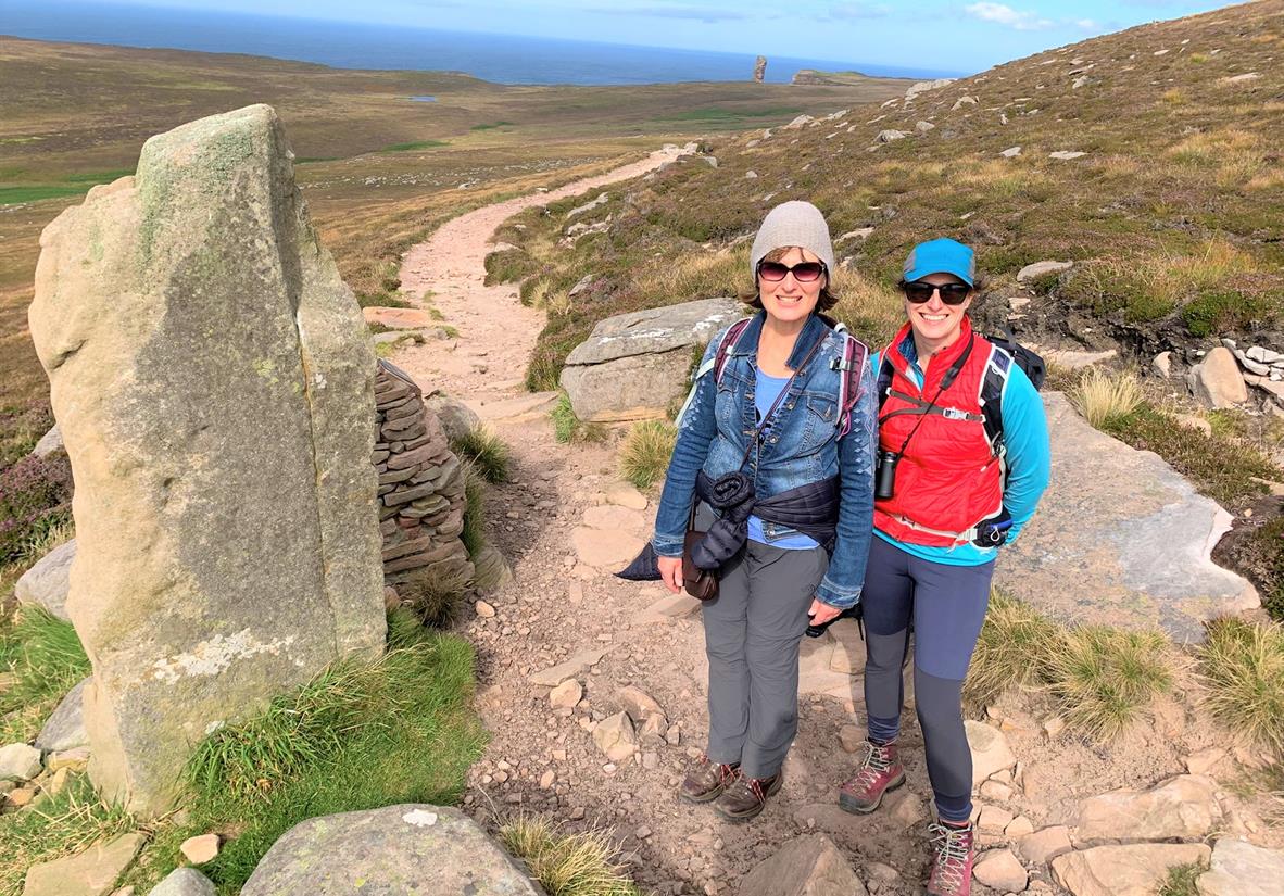 Weg zum Old Man of Hoy