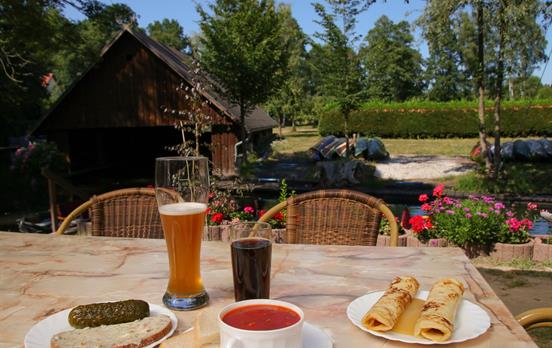 Mittagspause in einer der urigen Gaststätten