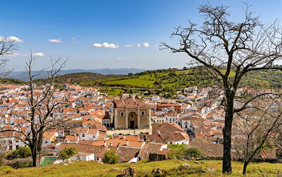 The pretty village of Aracena