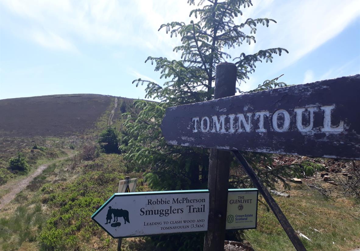 The highest village in the Highlands (345m)