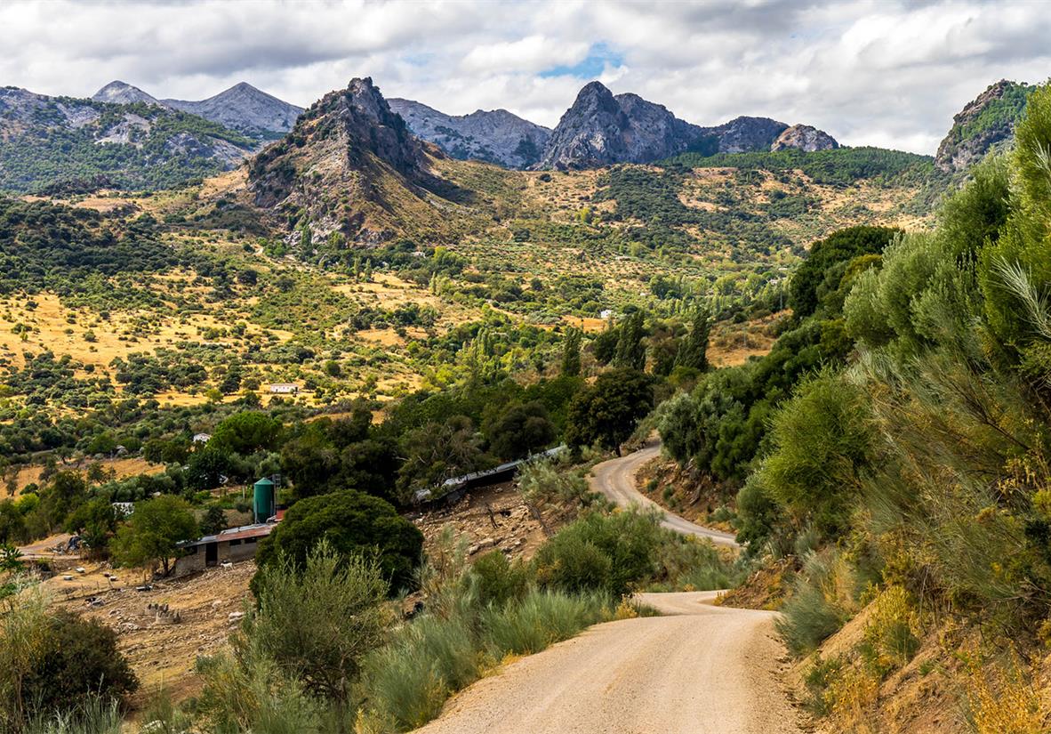 Stunning vista's as you walk along the trails