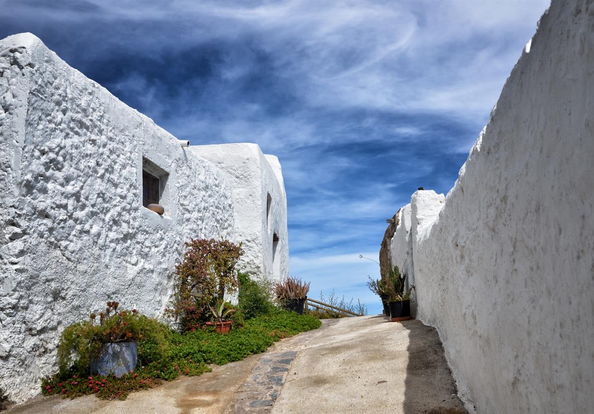Stay overnight in pretty white villages