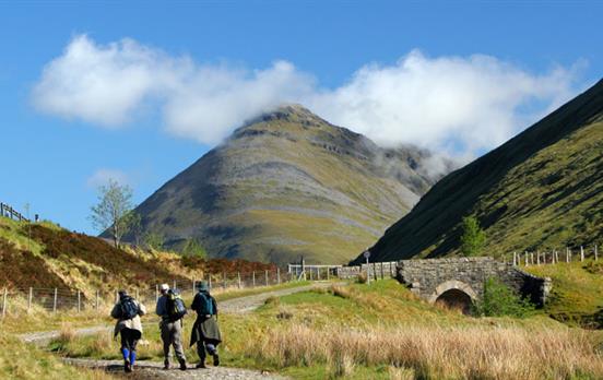 Wanderweg in Richtung Fort William
