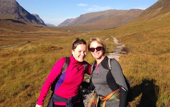 Smiles nearing Glencoe