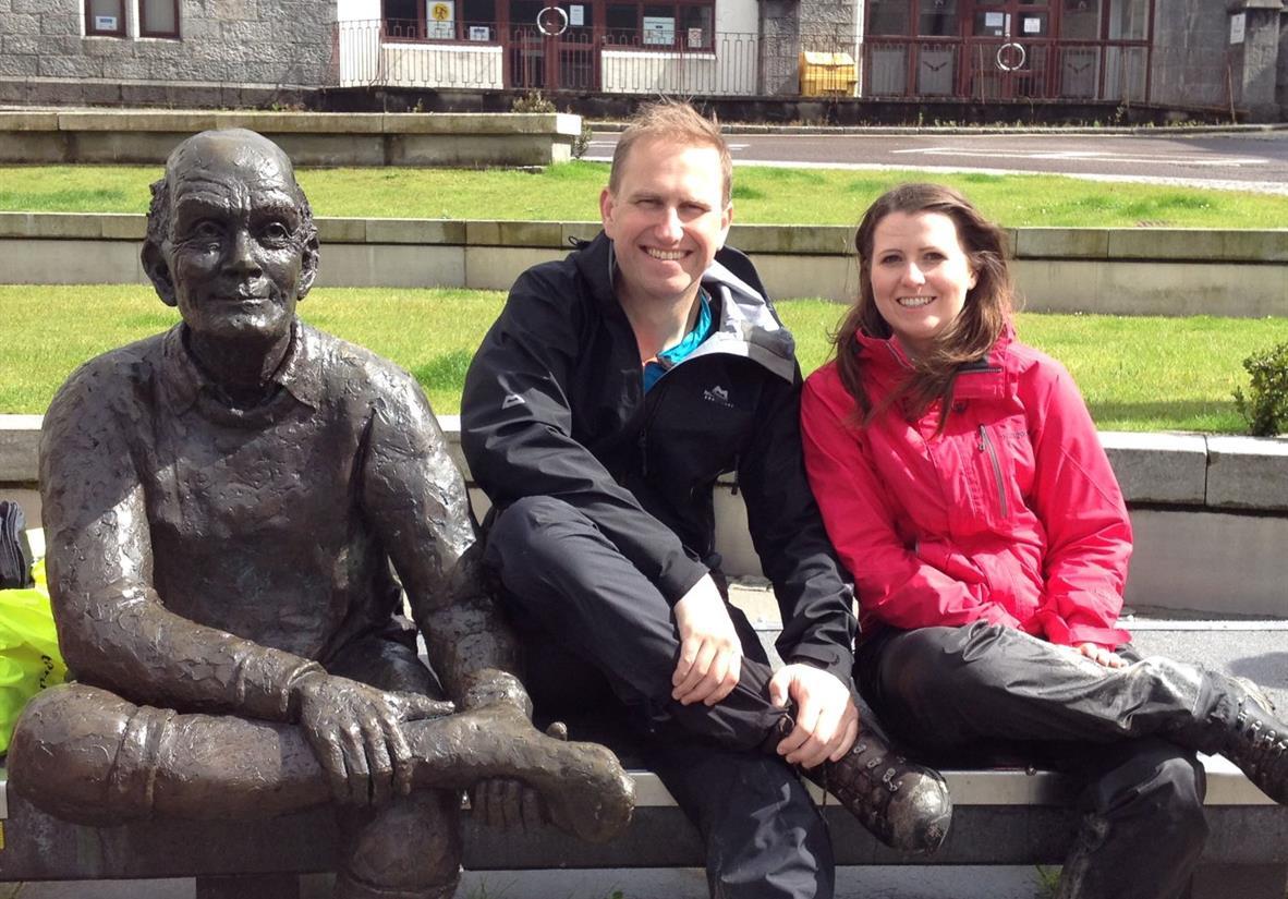 Am Ziel des West Highland Way
