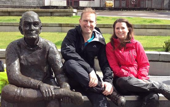 Am Ziel des West Highland Way