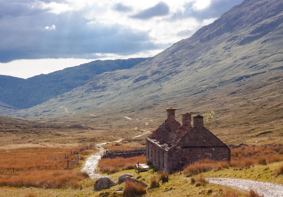 Einsamkeit und Stille der Highlands