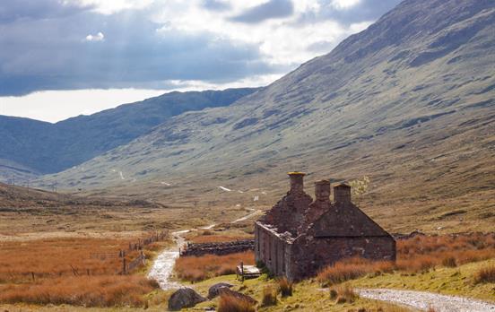 Einsamkeit und Stille der Highlands