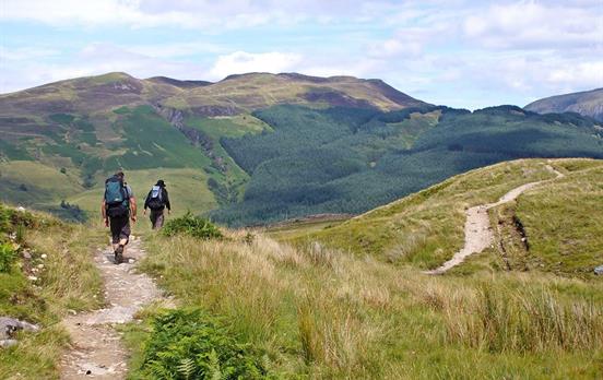 Der bekannteste schottische Wanderweg