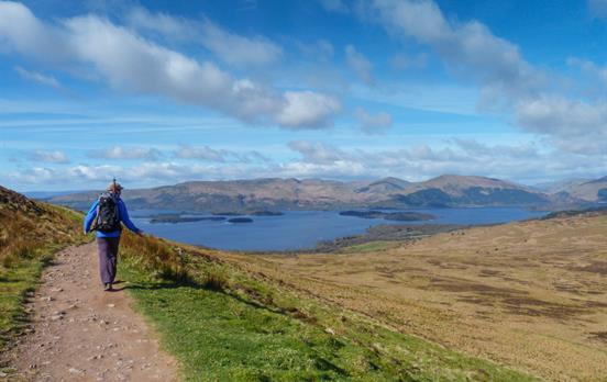 Großartige Aussichten über Loch Lomond